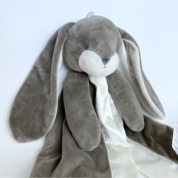 Bunnies By The Bay COAL Bunny Nibble Buddy Blanket - Picture 2 of 7